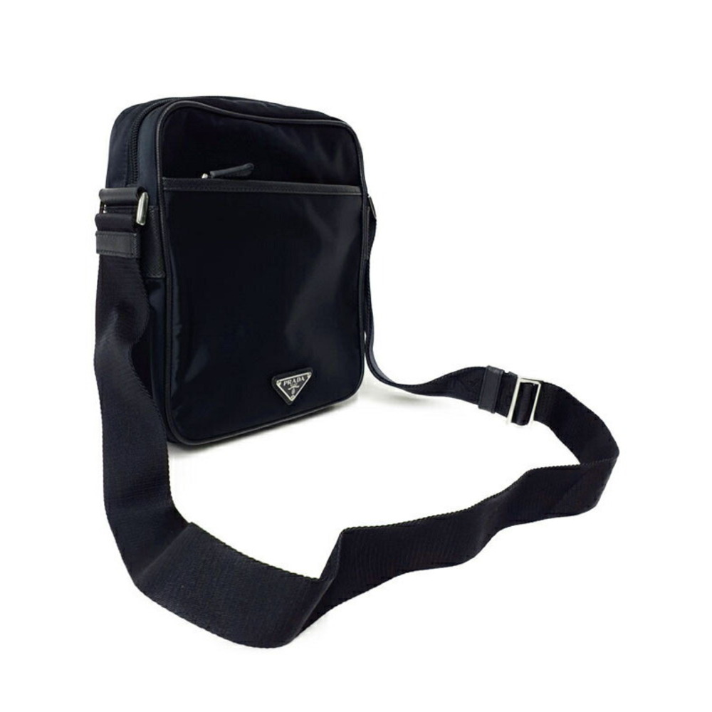 Prada Saffiano shoulder Nylon Re leather bag